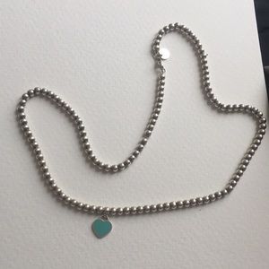 Return to Tiffany Heart Bead Necklace